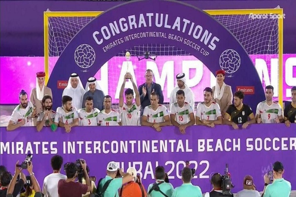 قهرمانی فوتبال ساحلی ایران در جام بین قاره‌ای