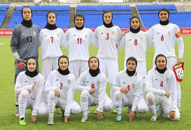 Iran’s girls’ national football team won the KAFAF tournament